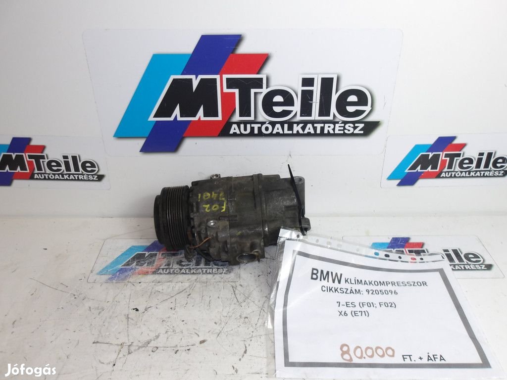 [GYÁRI BONTOTT] BMW - KLÍMAKOMPRESSZOR - 7-ES - (F01; F02); X6 - (E71